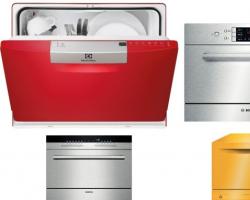Розміри посудомийних машин: окремі, компактні та вбудовувані моделі